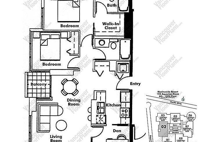 2802 193 AQUARIUS MEWS, Vancouver BC V6Z 2Z2 Vancouver, BC - 16