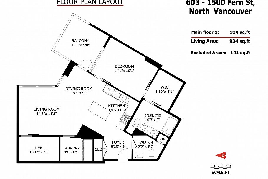 603 1500 Fern Street North Vancouver, BC - 40