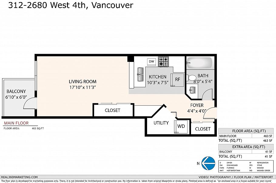 312 2680 W 4th Avenue Vancouver, BC - 1