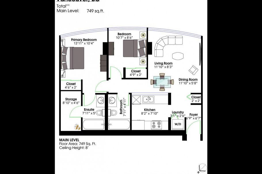 2101 1200 Alberni Street Vancouver, BC - 21