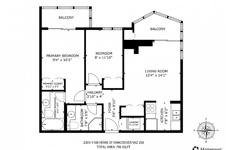 2303 1188 Howe Street Vancouver, BC - 28