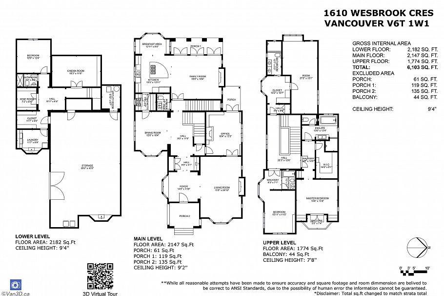 1610 Wesbrook Crescent Vancouver, BC - 40