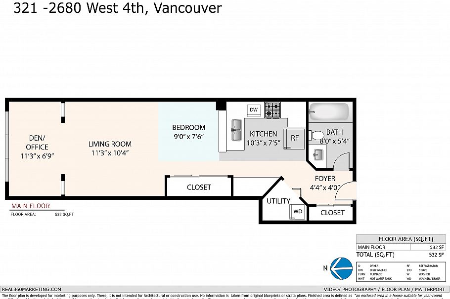 321 2680 W 4th Avenue Vancouver, BC - 1