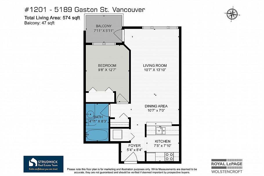 1201 5189 Gaston Street Vancouver, BC - 24