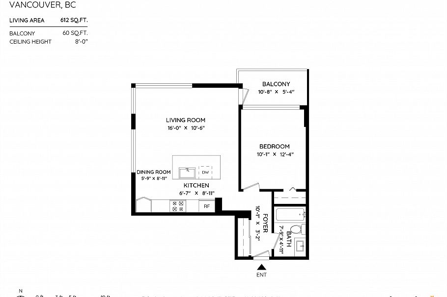 1206 1850 Comox Street Vancouver, BC - 32