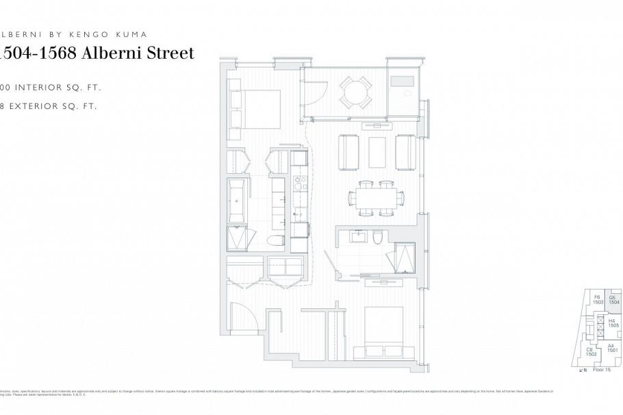 1504 1568 Alberni Street Vancouver, BC - 16