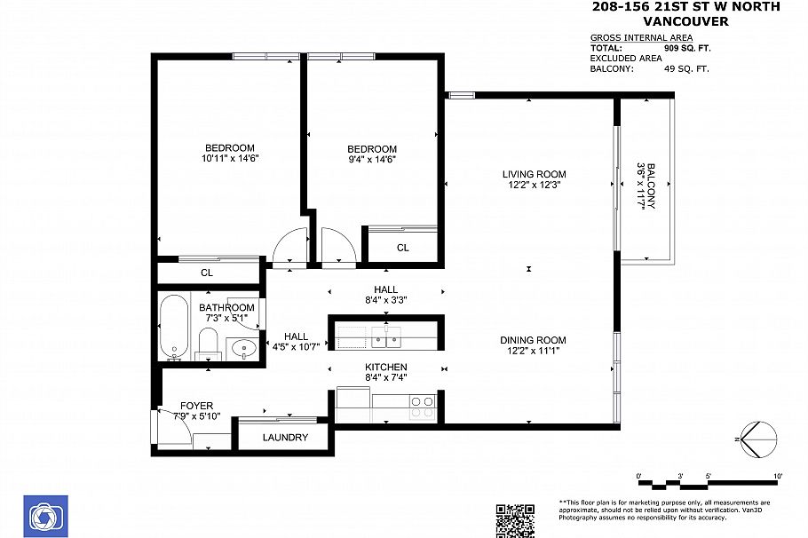 208 156 W 21st Street North Vancouver, BC - 26