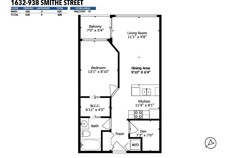 1632 938 Smithe Street Vancouver, BC - 34