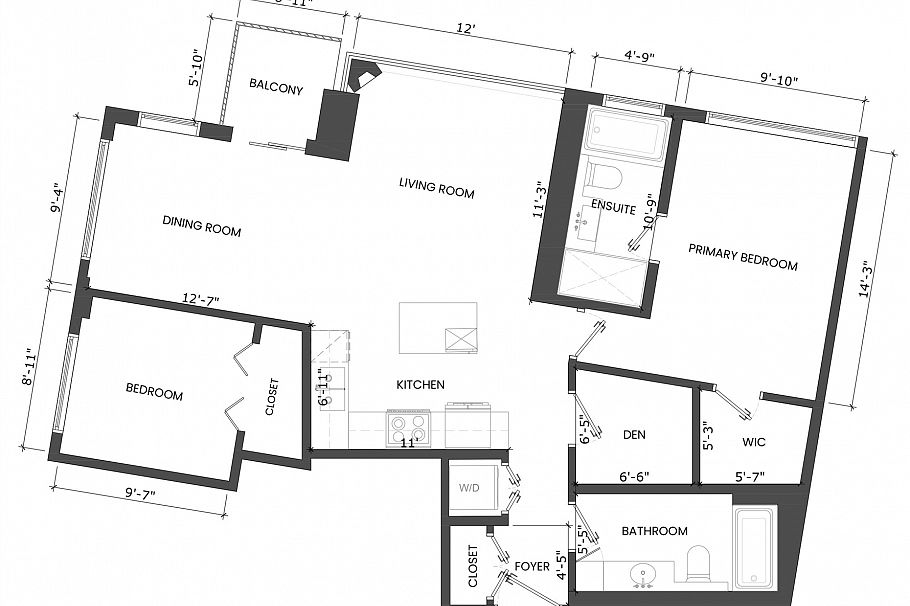 3303 1189 Melville Street Vancouver, BC - 40