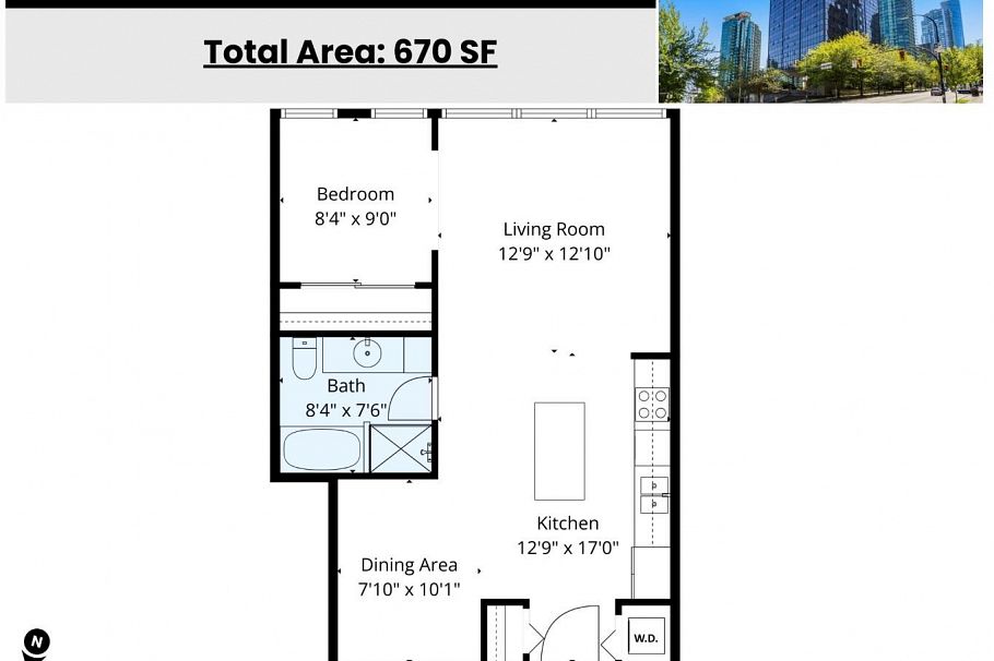 407 1333 W Georgia Street Vancouver, BC - 2