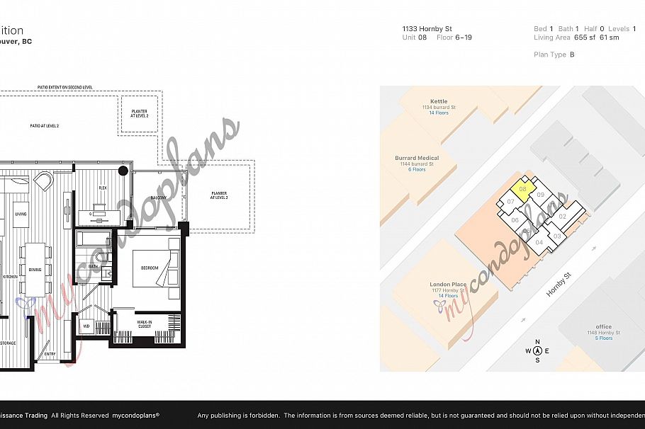 1608 1133 Hornby Street Vancouver, BC - 17