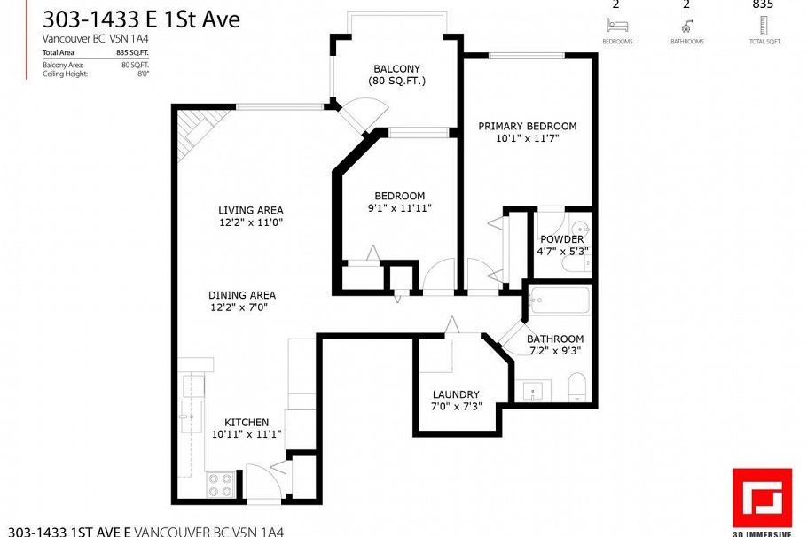 303 1433 E 1st Avenue Vancouver, BC - 23