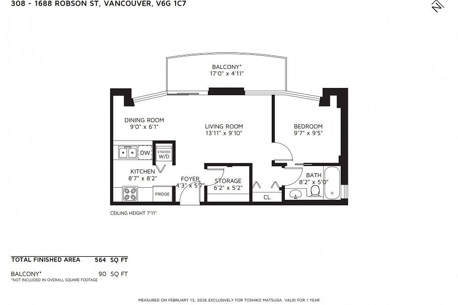 308 1688 Robson Street Vancouver, BC - 22