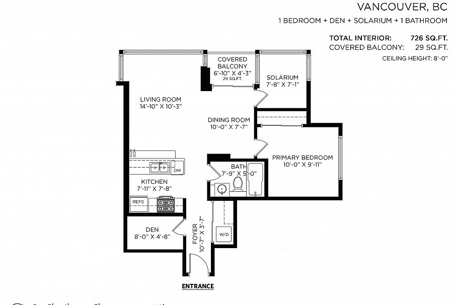 808 1495 Richards Street Vancouver, BC - 34