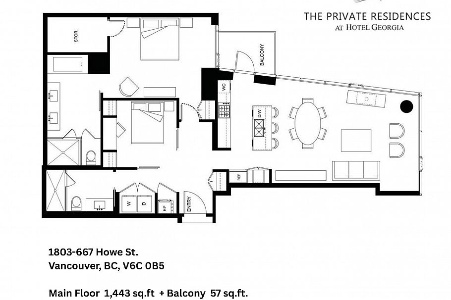 1803 667 Howe Street Vancouver, BC - 23