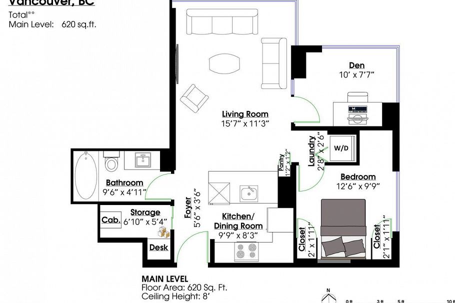 502 1331 W Georgia Street Vancouver, BC - 40