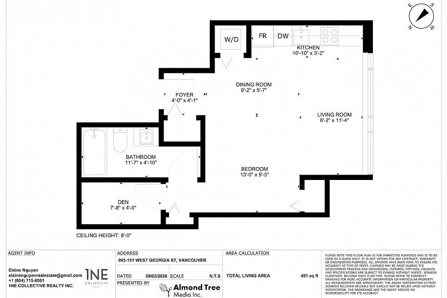 905 161 W Georgia Street Vancouver, BC - 15