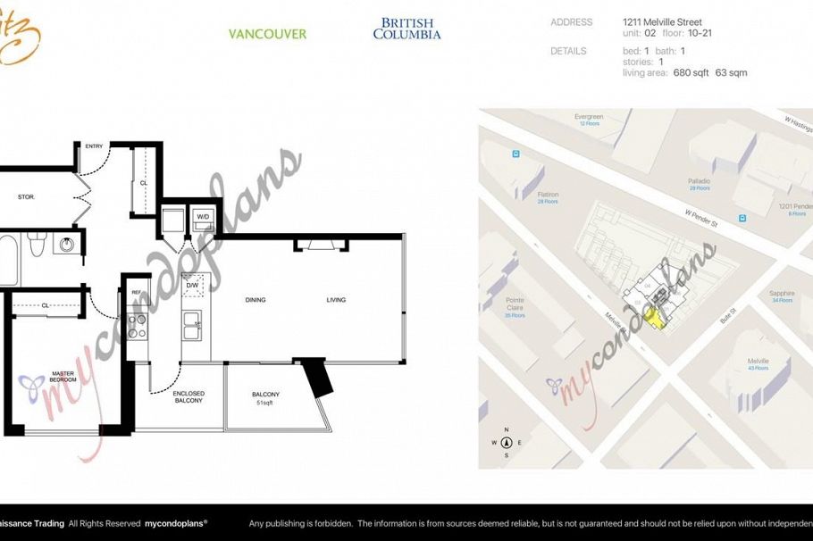 1602 1211 MELVILLE STREET, Vancouver BC V6E 0A7 Vancouver, BC - 10