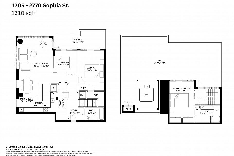 1205 2770 Sophia Street Vancouver, BC - 40