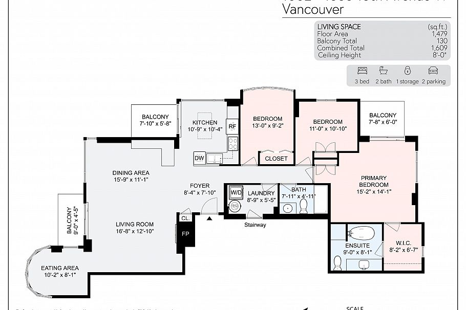 1002 1566 W 13th Avenue Vancouver, BC - 30