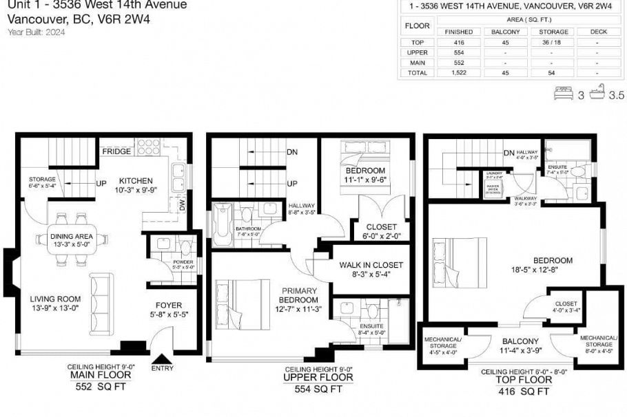 1 3536 W 14th Avenue Vancouver, BC - 22