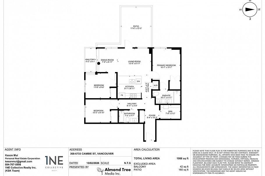 308 6733 Cambie Street Vancouver, BC - 1