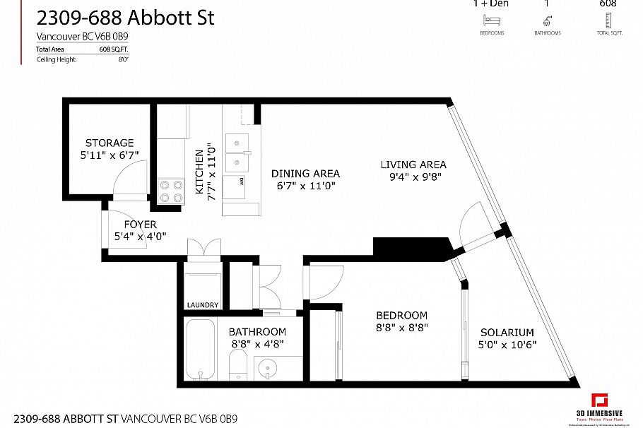 2309 688 Abbott Street Vancouver, BC - 2