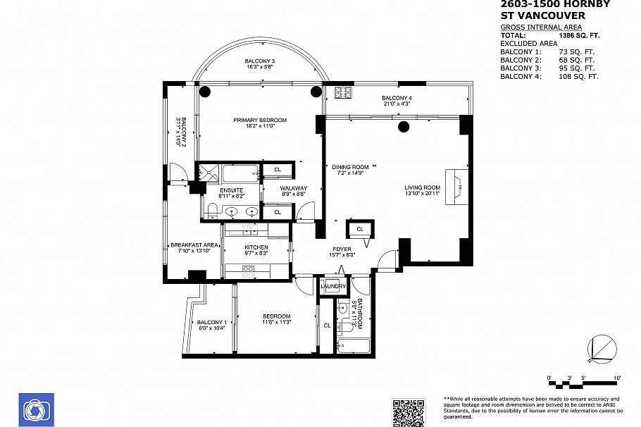 2603 1500 Hornby Street Vancouver, BC - 24