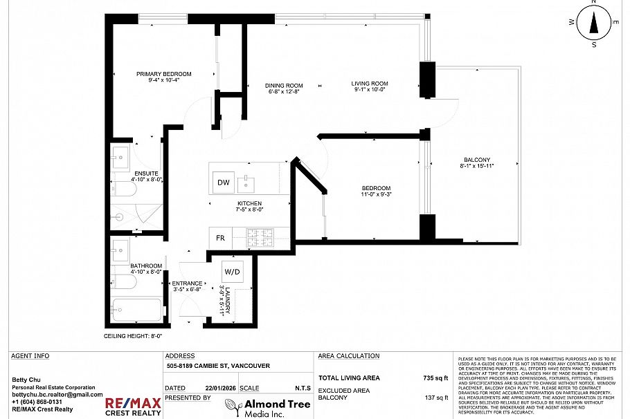 505 8189 Cambie Street Vancouver, BC - 18