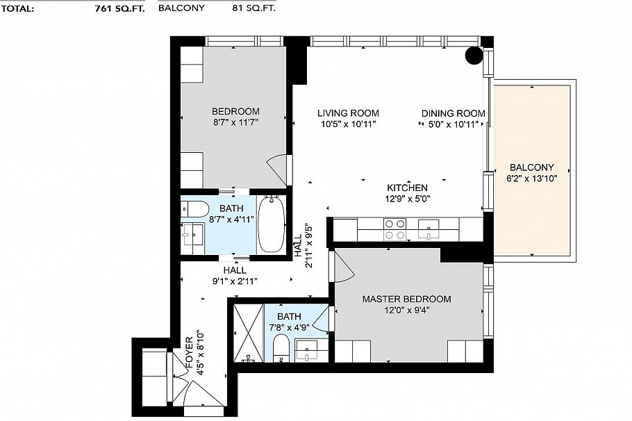 2504 8131 Nunavut Lane Vancouver, BC - 25