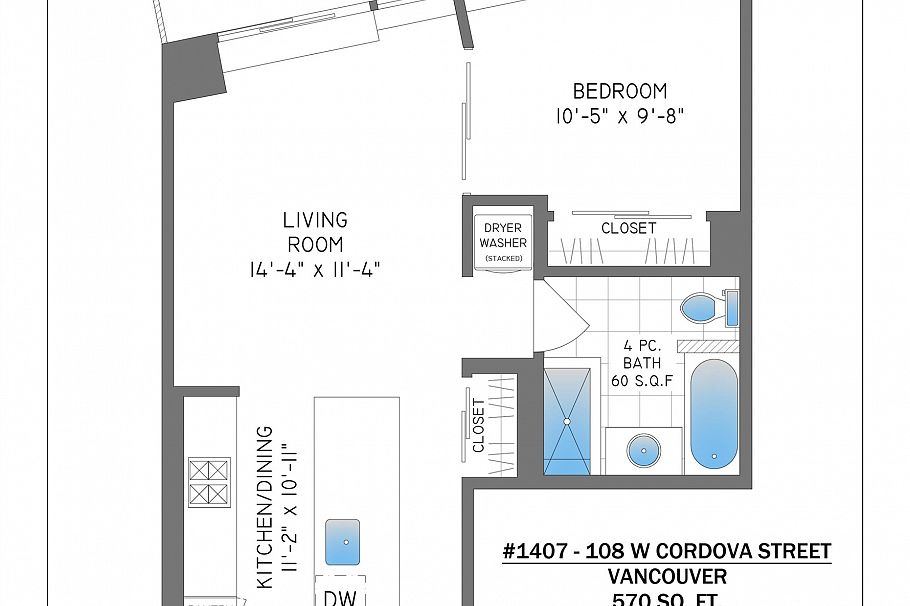 1407 108 W Cordova Street Vancouver, BC - 15