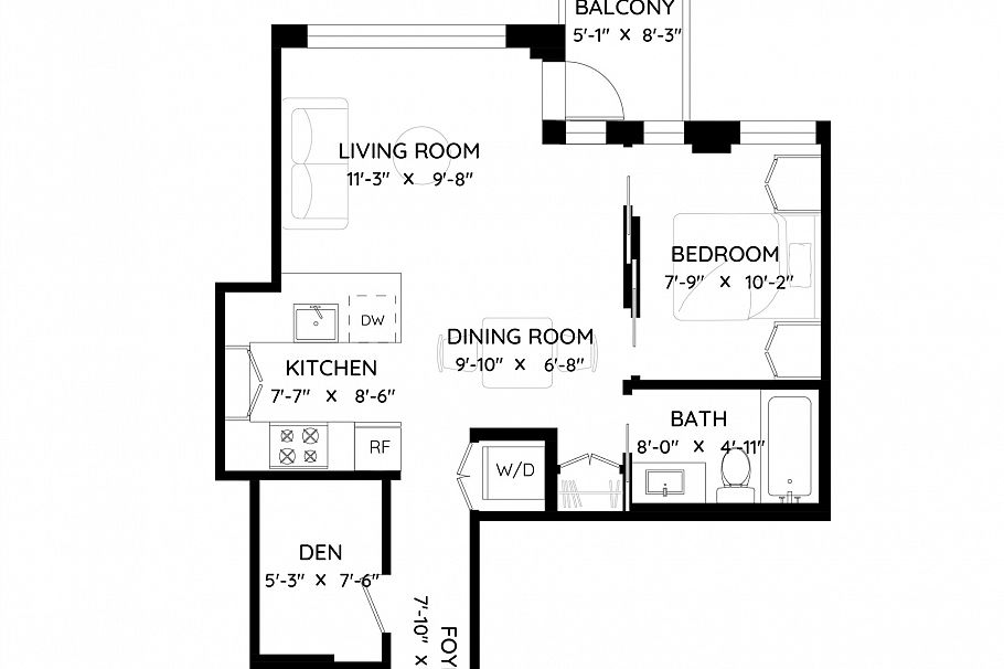 1802 1055 Richards Street Vancouver, BC - 34