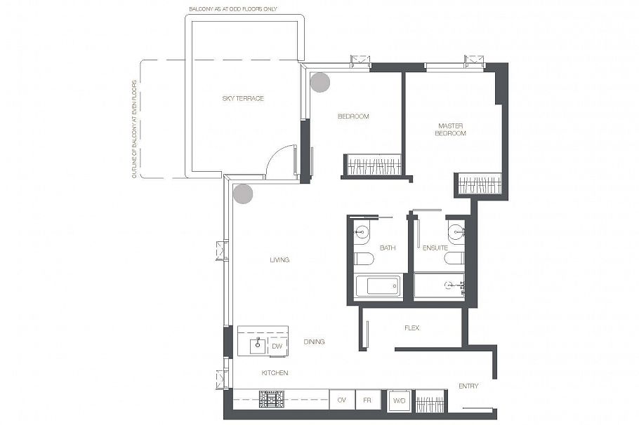 1303 1408 Robson Street Vancouver, BC - 8