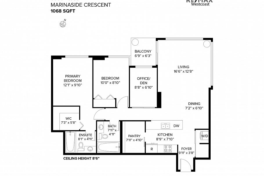 3805 1033 Marinaside Crescent Vancouver, BC - 32