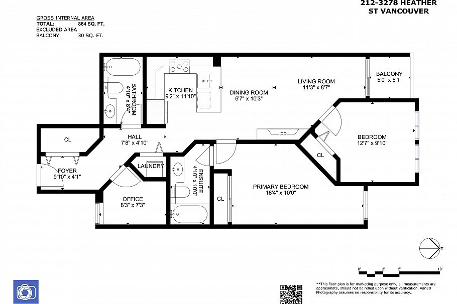 212 3278 Heather Street Vancouver, BC - 18