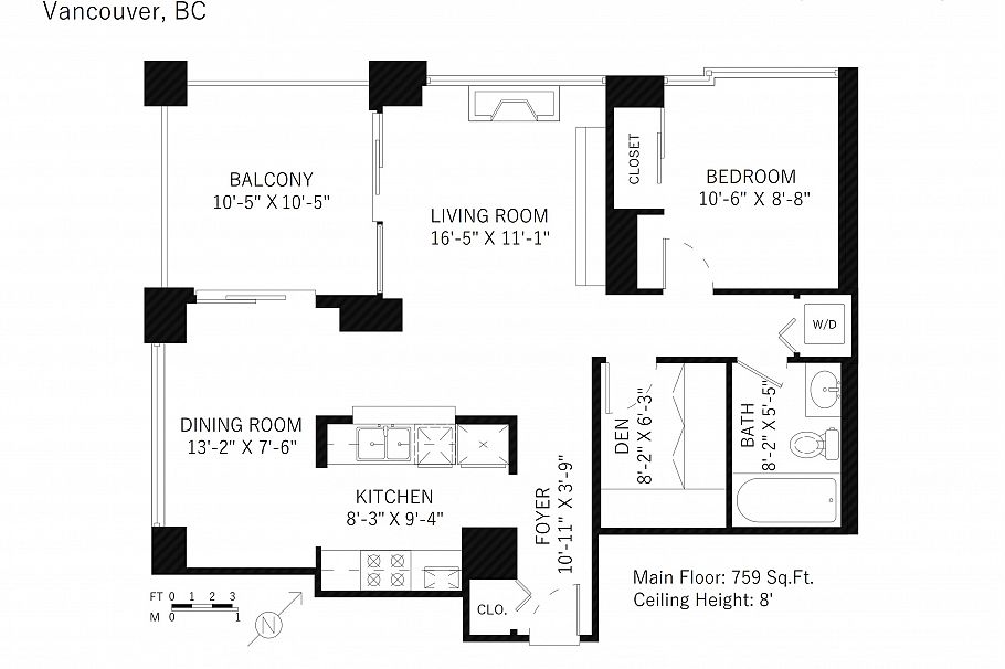 1201 183 Keefer Place Vancouver, BC - 31