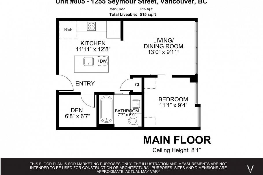 805 1255 Seymour Street Vancouver, BC - 20