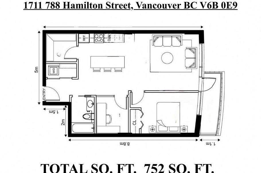 1711 788 Hamilton Street Vancouver, BC - 33
