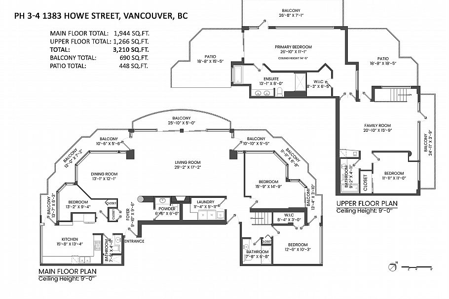 PH 3-4 1383 Howe Street Vancouver, BC - 33