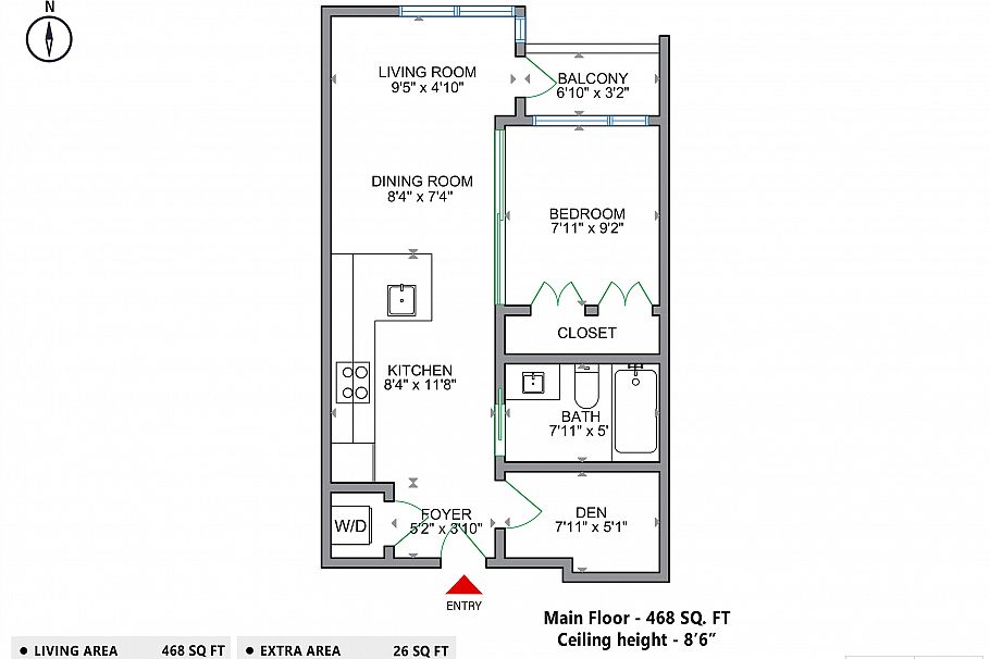 1605 1308 Hornby Street Vancouver, BC - 7