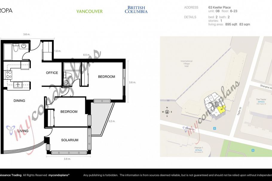 2108 63 Keefer Place Vancouver, BC - 2