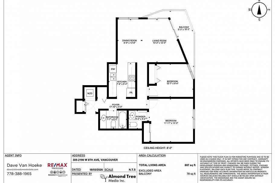 305 2190 W 8th Avenue Vancouver, BC - 21