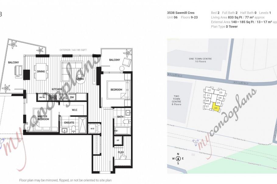 2306 3538 Sawmill Crescent Vancouver, BC - 2