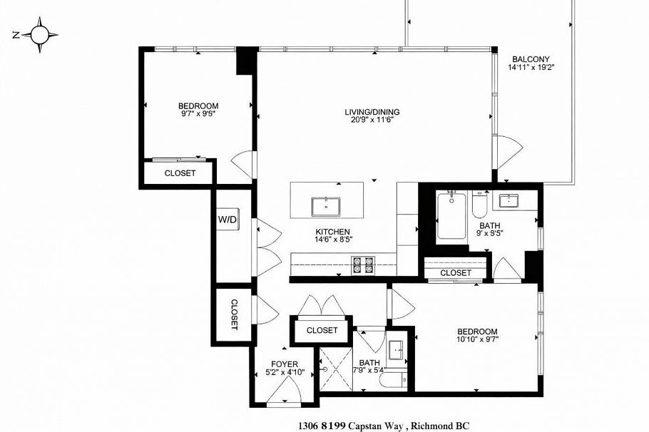 1306 8199 Capstan Way Richmond, BC - 33