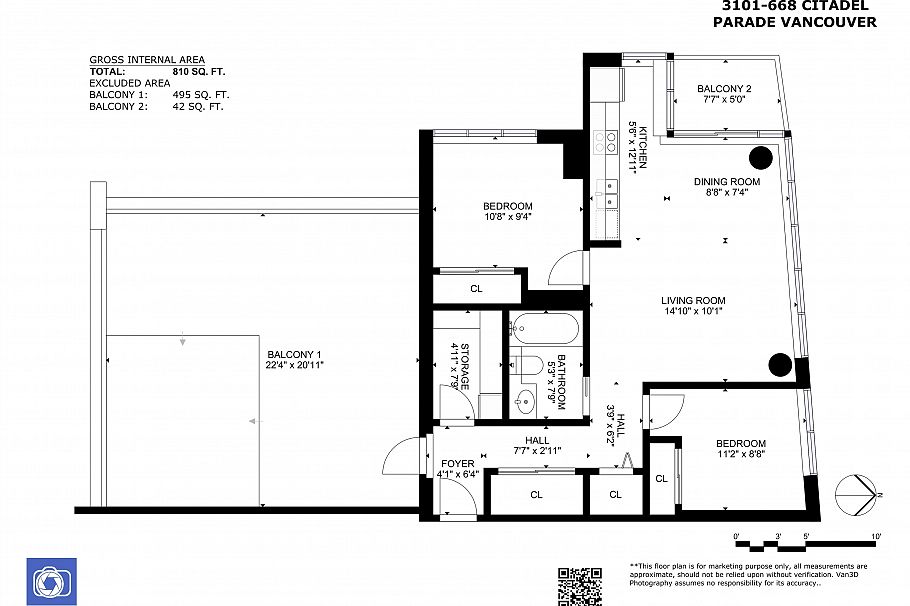 3101 668 Citadel Parade Vancouver, BC - 40