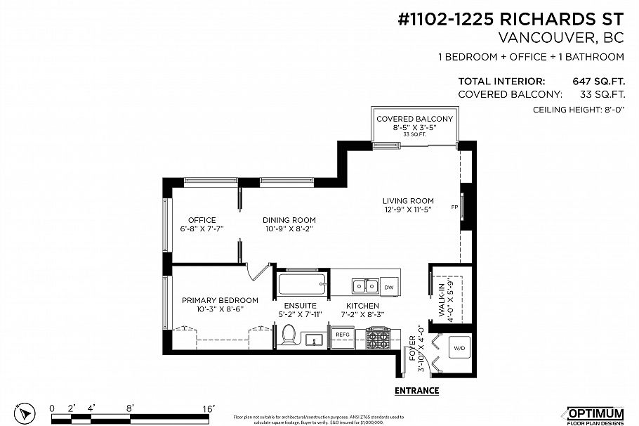 1102 1225 Richards Street Vancouver, BC - 40