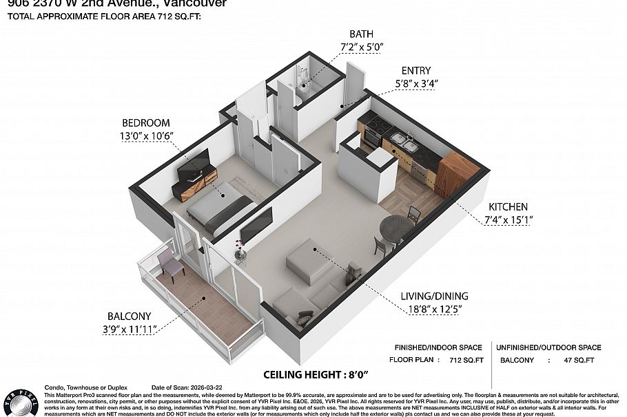 906 2370 W 2nd Avenue Vancouver, BC - 21