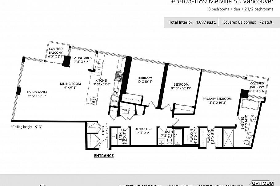 3403 1189 Melville Street Vancouver, BC - 30