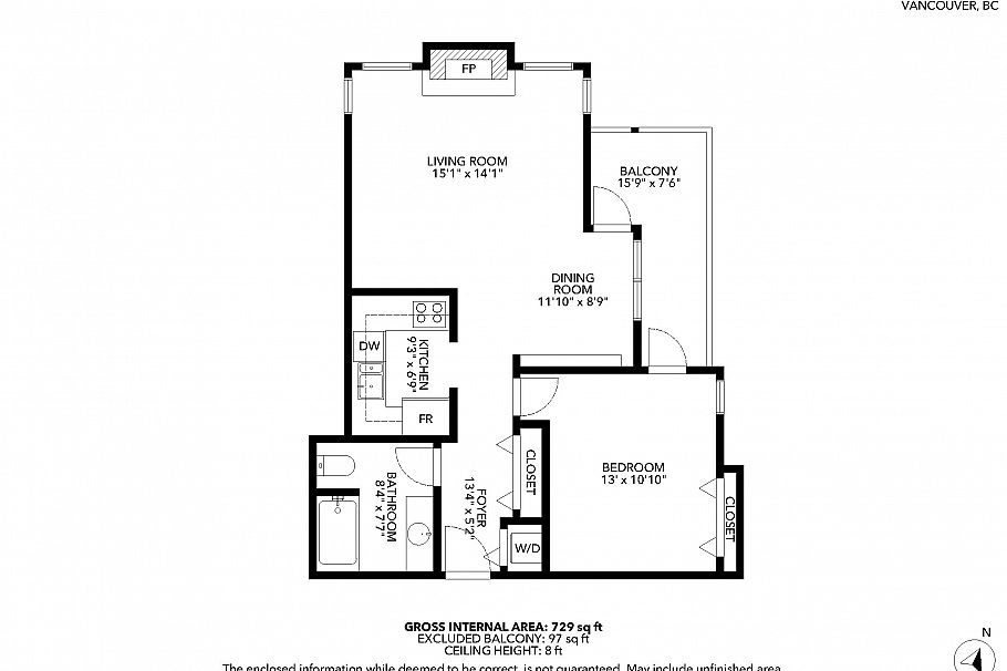 306 1260 W 10th Avenue Vancouver, BC - 14