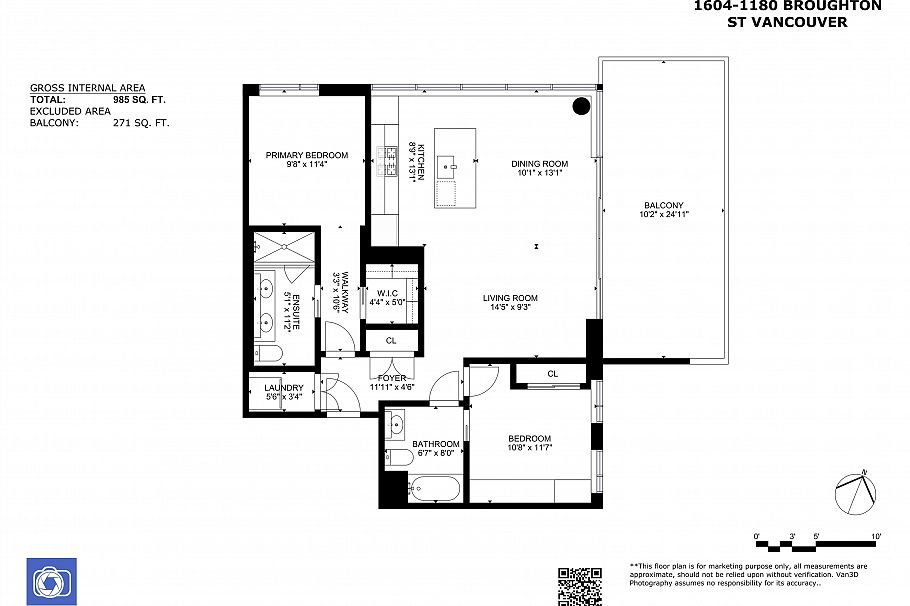 1604 1180 Broughton Street Vancouver, BC - 24